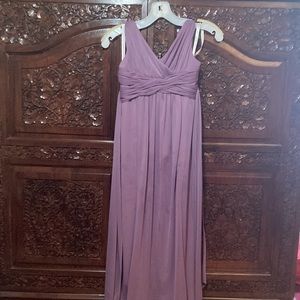 David’s bridal size 6 girls lilac/purple dress for junior bridesmaid/dressy